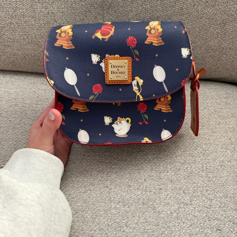 Disney Dooney & Bourke Beauty And The Beast Navy … - image 2
